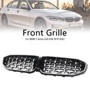 Chorme Diamond Kidney Grille Grill 51138072085 Fit BMW 3 Series G20 2019-2022-3