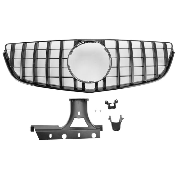Mercedes Benz Classe E 2014-2017 W207 Grille de remplacement noire pour pare-chocs avant de style C207 Coupé GTR