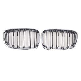 2PCS Frontstoßstange Nierengitter Grill passend für BMW 1er F20 F21 2012-2014