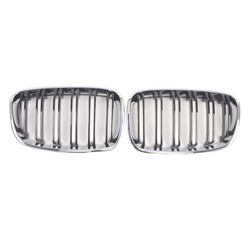 2PCS Front Bumper Kidney Grille Grill Fit BMW 1 Series F20 F21 2012-2014