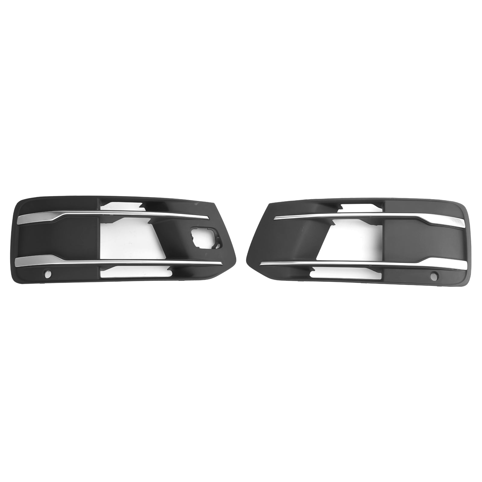 Audi Q7 Standard Version 2016-2019 Front Bumper Cover Fog Light Grille Bezel Insert Grill