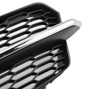 Griglia fendinebbia Griglia lampada con fendinebbia per Audi A6 S6 2016-2018 Sline-9