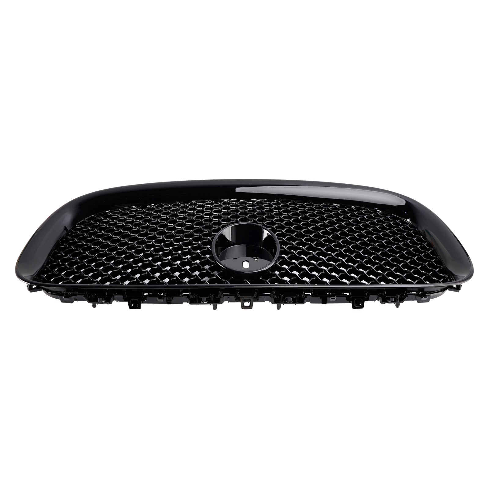 XF-R Style Front Bumper Grill Grille Fit Jaguar XF 2012-2015 Gloss Black