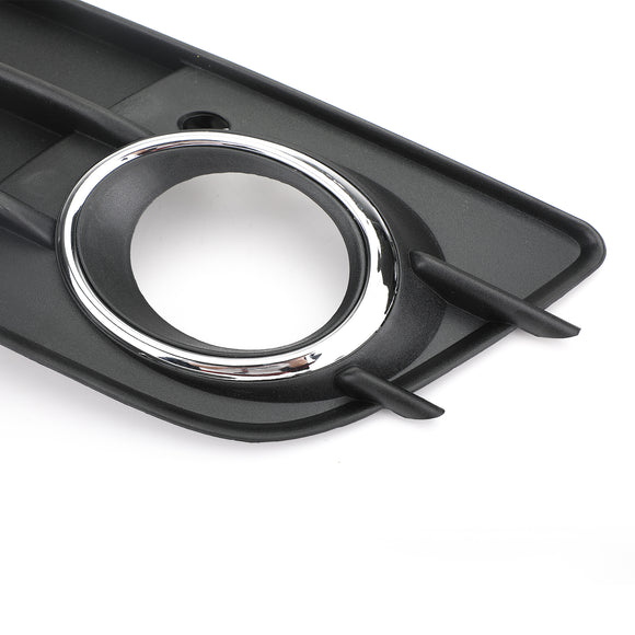 2008-2012 Audi A4 B8 S-Line/S4 Par Favo de Mel Luz de Nevoeiro Grill Capa Amortecedor Dianteiro Inferior Grade Preta 8K0807681C01C 8K0807682C01C