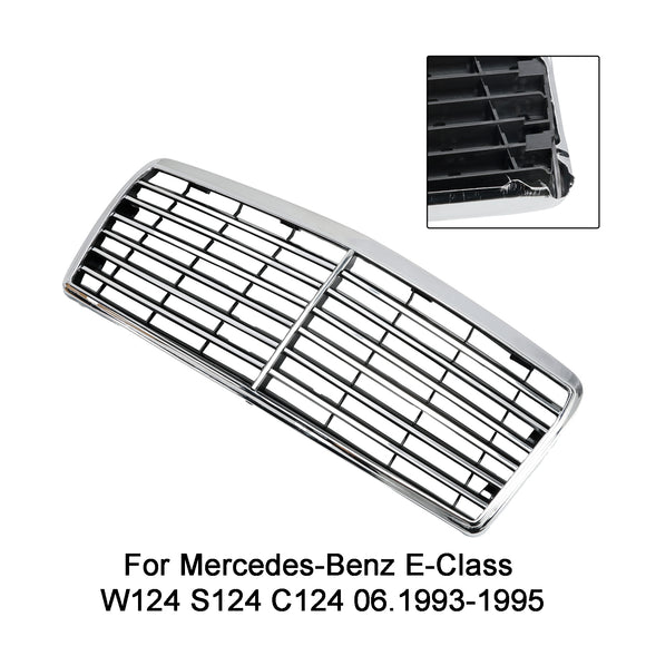 1993.06-1995 Mercedes-Benz E-Klasse W124 S124 C124 Frontstoßstangengrill Chrom Ersatzgrill