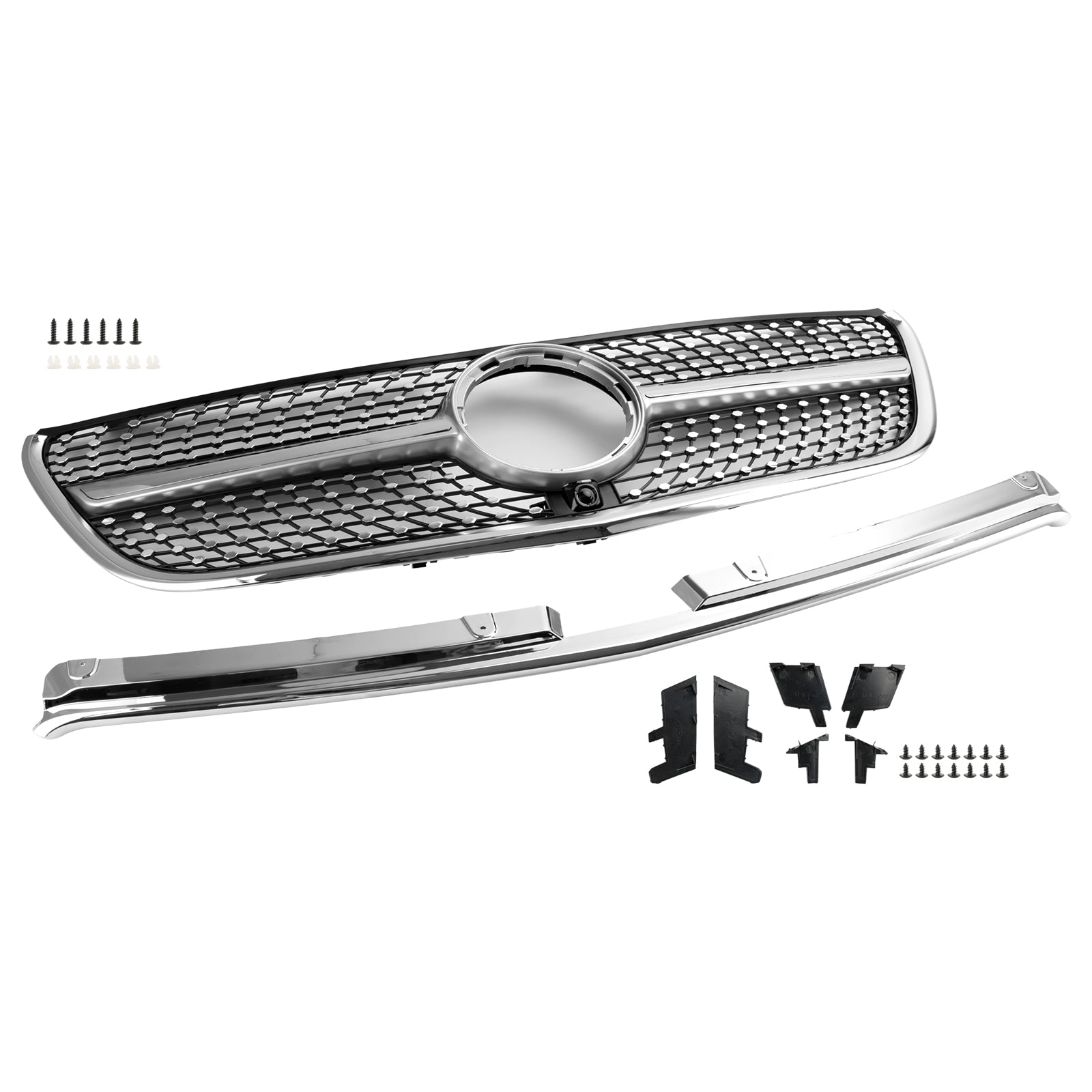 Mercedes Benz Vito 2015 2016 2017 2018 2019 W447 Diamond Grille Front Bumper Chrome Grill