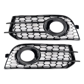 Audi A1 8X 2010-2014 grille de phare antibrouillard pare-chocs avant nid d'abeille noir grille de couverture inférieure 8X0807681A 8X0807682A