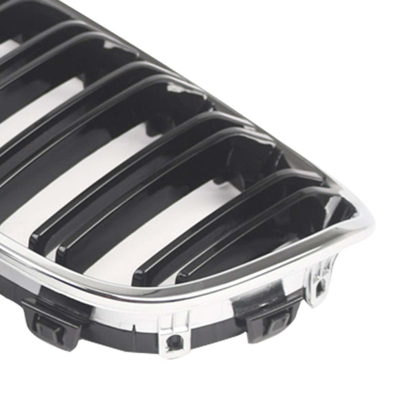 2PCS Front Bumper Kidney Grille Grill Fit BMW 1 Series F20 F21 2012-2014