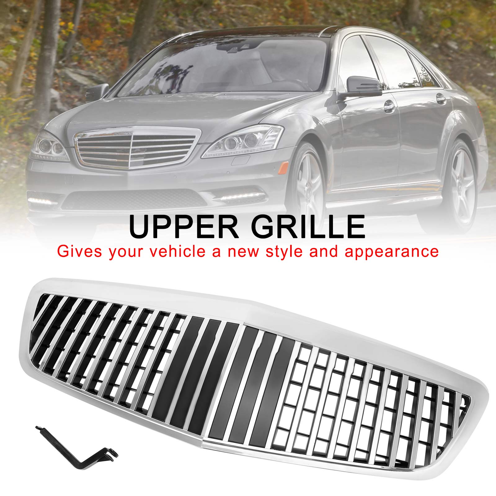 2010-2013 Mercedes Benz W221 S-Class AMG S400 S450 S550 S600 S65 S63 Front Grille MayBach Style Grill