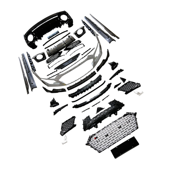 2016-2020 Audi R8 4S Dry Carbon Fiber Body Kit Bumper Facelift Conversion to 2021-2024 Style