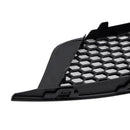 Audi A3 8V Sedan 2013-2016 Glanzend Zwart Honingraat Mistlamp Grill Voorbumper Onderste Covers Grille 8V5807681A9B9 8V5807682A9B9-7