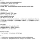 Grade dianteira preta brilhante da grade de rim para BMW Série 3 F30 F31 F35 2012-2019-15