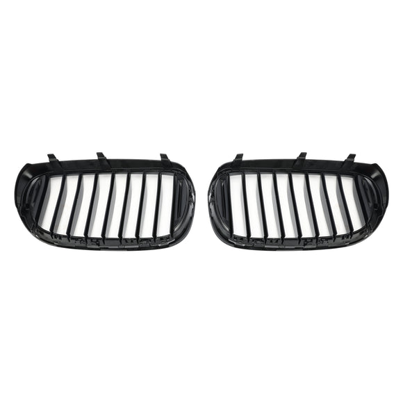 2015.07-2019.01 BMW 7 Series G11 Saloon/Sedan 740i/750i/740e xDrive Front Kidney Grille Gloss Black Grill