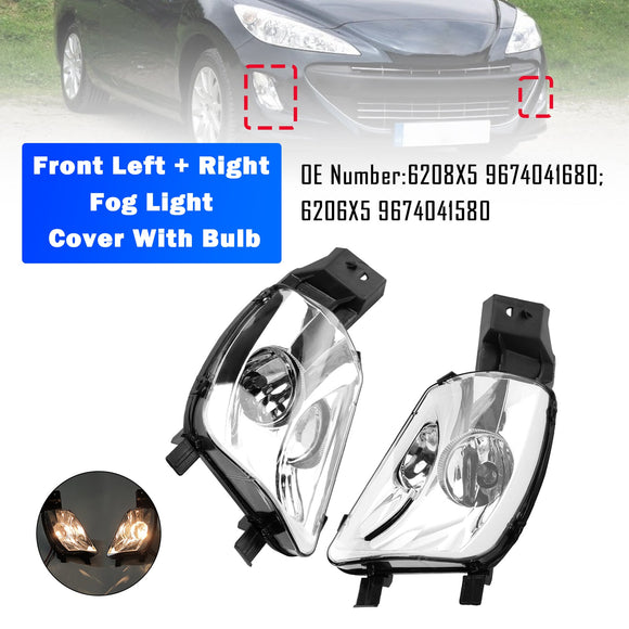 Peugeot 308 CC 4B Hatchback 2007-2014 Feu antibrouillard avant gauche + droit