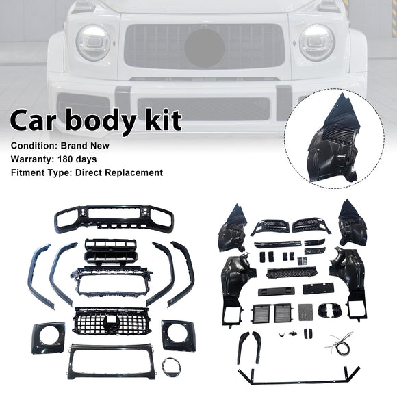 Mercedes Benz Clase G W464 Kit de carrocería de actualización 2019-2023 Parachoques W464 Conversión al estilo G63 AMG