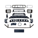 2025-2026 Body Mercedes Benz G-CLASS G450d G500 G550 G580 W465 Body Kit Bumper Upgrade To G63 AMG Style-9