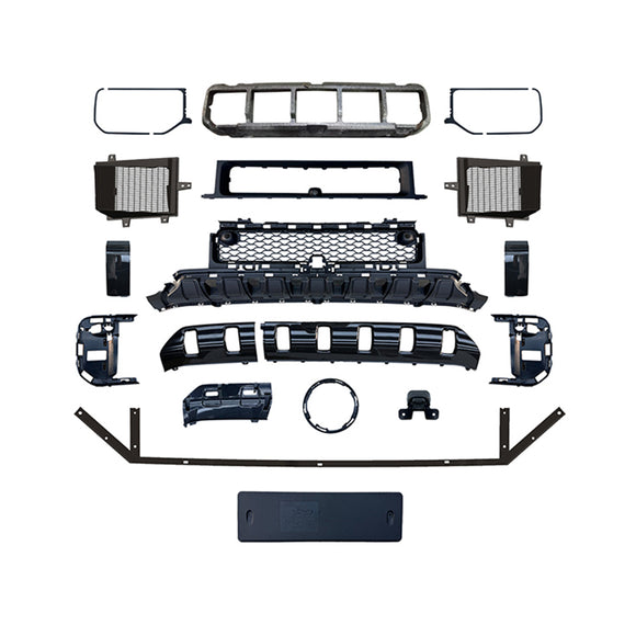 2025-2026 Body Mercedes Benz G-CLASS G450d G500 G550 G580 W465 Body Kit Bumper Upgrade To G63 AMG Style