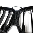 Grade preta do para-choque dianteiro para BMW X6 G06 M60i 2023-2025 com furo para câmera-10