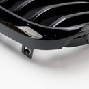 BMW X4 G02 X3 G01 G08 2018-2021 Parrilla de malla frontal negra brillante-8