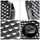 2008-2011 Jaguar XF XF-R Style Grill Glanzend zwart vervangende grille voorbumper-7