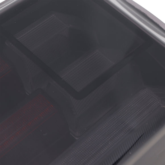 Links + Rechts LED-achterlichten voor Toyota Tundra 2007-2013 Zwarte behuizing Gerookte lens