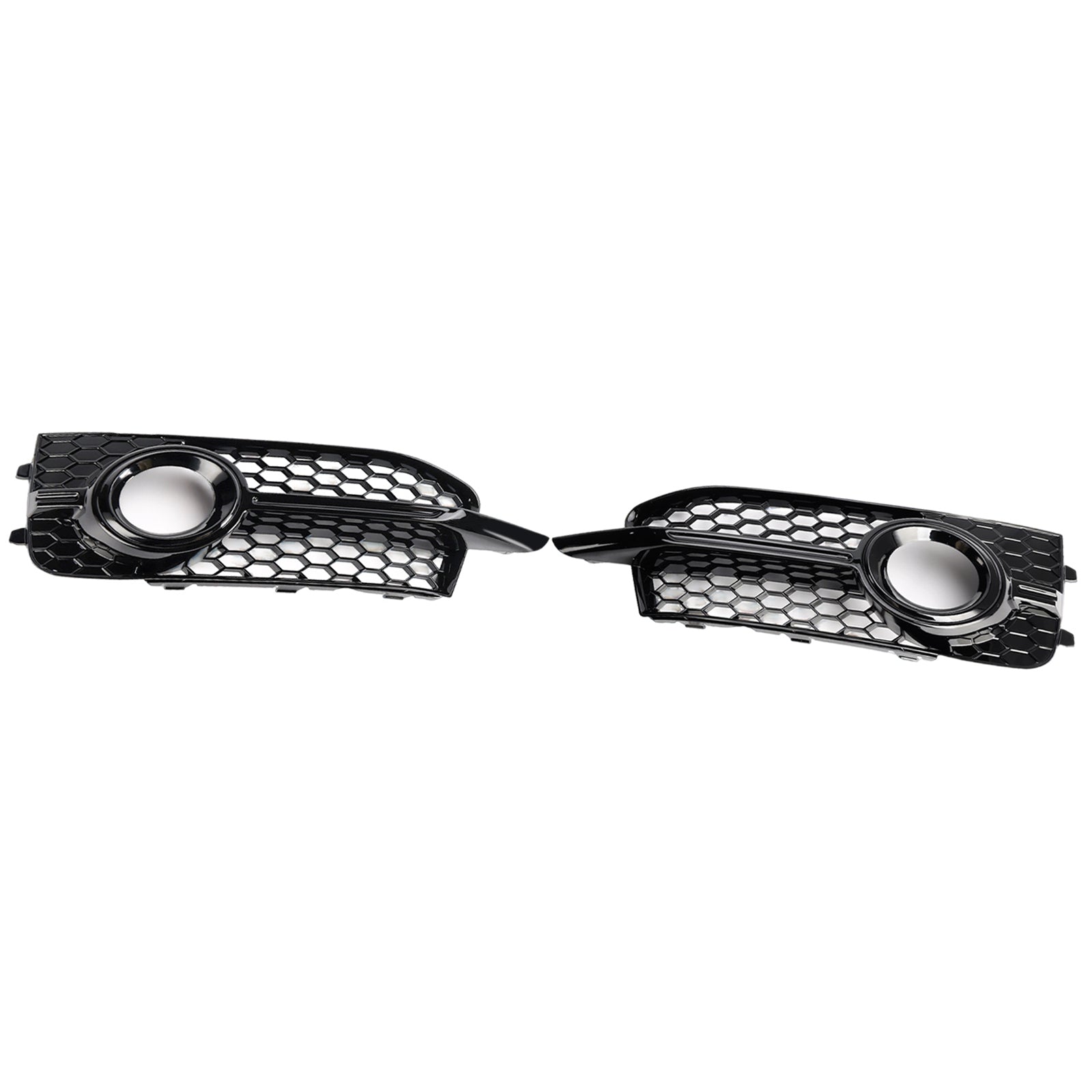 2011-2014 Audi A1 S-Line 8x 2PCS BURGLE BUTUR PAUDRE BABLE COUVERTURE COURNE BLACK HEALKCOMB