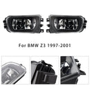 Pair Front Bumper Fog Light Lamp Housing Shell For BMW  BMW Z3  1997-2001-5
