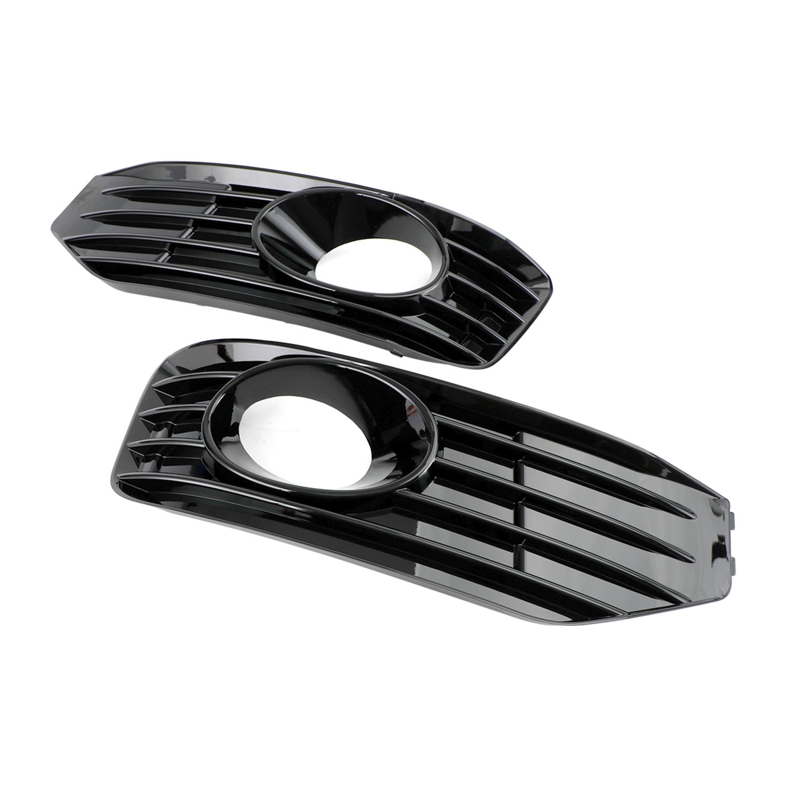 Volkswagen 2010-2015 Transporter Caravelle T5 T5.1 S-Line Fog Lamp Light Cover Insert S-line Grill Gloss Black