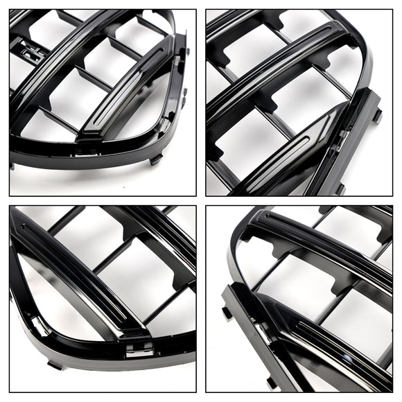 Mercedes Benz Classe GLE W167 Griglia paraurti anteriore V167 GLE350/450/580/GLE53 AMG-Line 2024 Griglia stile AMG nera