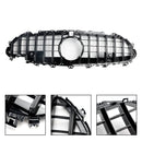 Mercedes Benz Classe CLS C257 CLS300/400/350/450/53 2018-2024 Grille de pare-chocs avant noire/chromée GT Style Grille-6