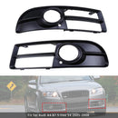 Audi A4 S-Line/S4 B7 2005-2008 1 paar voorbumper mistlamp grillafdekking bezelgrille 8E0807681F 8E0807682F-4