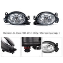 2006-2010 Mercedes R-Class Pair Front Fog Light Lamps With Bulbs A1698201556 A1698201656 Generic-5