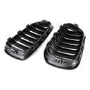 2015-2017 BMW 1 Series F20/F21 116d/118d/120d/118i/125i Front Kidney Grill Gloss Black Grille-6