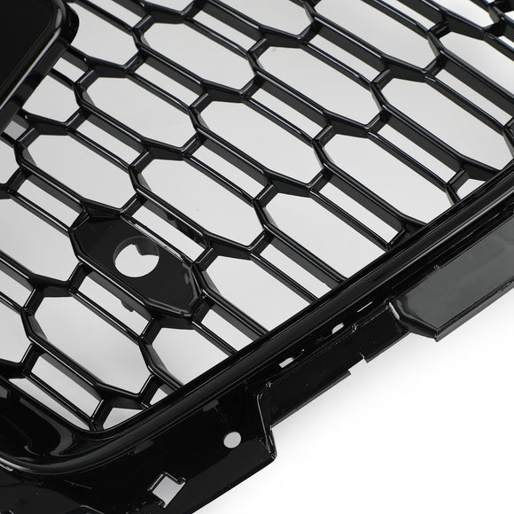 2017-2019 Audi A5 / A5 Sline / S5 B9 Honeycomb Grill Replacement RS5 Style Sport Mesh Hex Black Grille