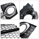 Chrome Voorbumper Mistlamp Grille Fit Audi TT MK2 S-Lijn/TTS 2011-2014-5