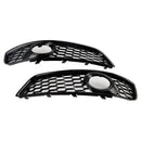 2009–2013 Audi A3 8P Honeycomb Lowe Grill Frontstoßstange Nebelscheinwerfergitter schwarze Abdeckung 8P0807682D 8P0807681D-8