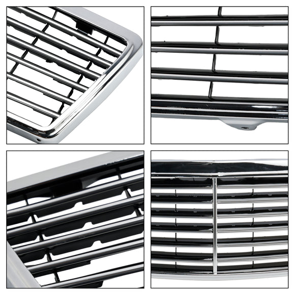 Mercedes Benz Classe S 1992-1998 W140 Grille de pare-chocs avant chromée pour S300 S320 S350 S400 S420 S500 4 portes