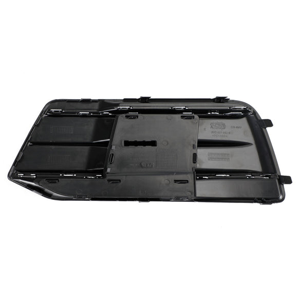 Audi Q5 Standardversion 2018–2021, 2 Stück, Schwarz/Chrom, Frontstoßstangenabdeckung, Gitter-Lünetteneinsatz, generisch