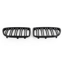 BMW 2009-2014 X1 E84 sDrive20i/xDrive28i/sDrive18d SUV Gloss Black Grill Dual Slats Front Hood Kidney Grille-7