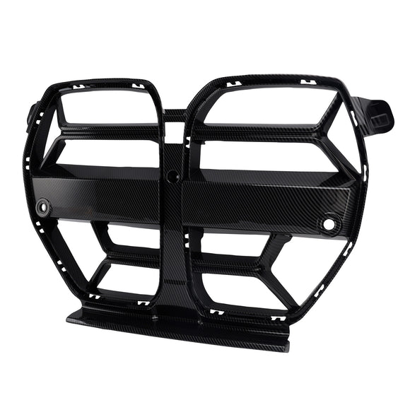 CSL Style Front Bumper Grill Grille Fit BMW M3 G80 M4 G82 2021-2026 Gloss Black