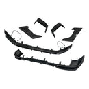 Torr kolfiber fram och bak stötfångarläpp + sidoventil passar Benz G W465 2025-2026-9