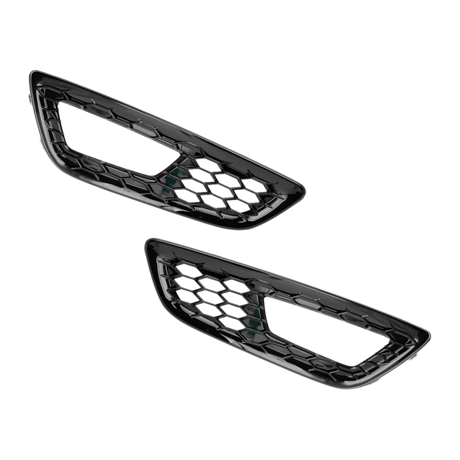 Ford 2015-2018 Focus F1EZ15266D F1EZ15266G 2PCS Front Bumper Fog Light Lamp Cover Bezel Grille