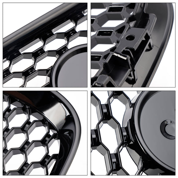 2016–2020 Jaguar F-PACE X761 glänzend schwarzer Kühlergrill vorne Stoßstange Ersatz-Netzgrill