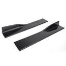 Paar Seitenschwellerverlängerungen, Splitter, glänzend schwarz, für BMW VW Golf MK5 MK6 MK7 CC Ford Mustang Focus RS ST-7
