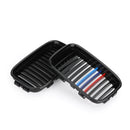 1990-1995 BMW 3-Series E36 Pre-facelift Front Grill Kidney Sport Hood Gblack / Mcolor Grille-8