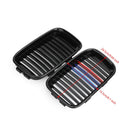 1990-1995 BMW 3-Series E36 Pre-facelift Front Grill Kidney Sport Hood Gblack / Mcolor Grille-2