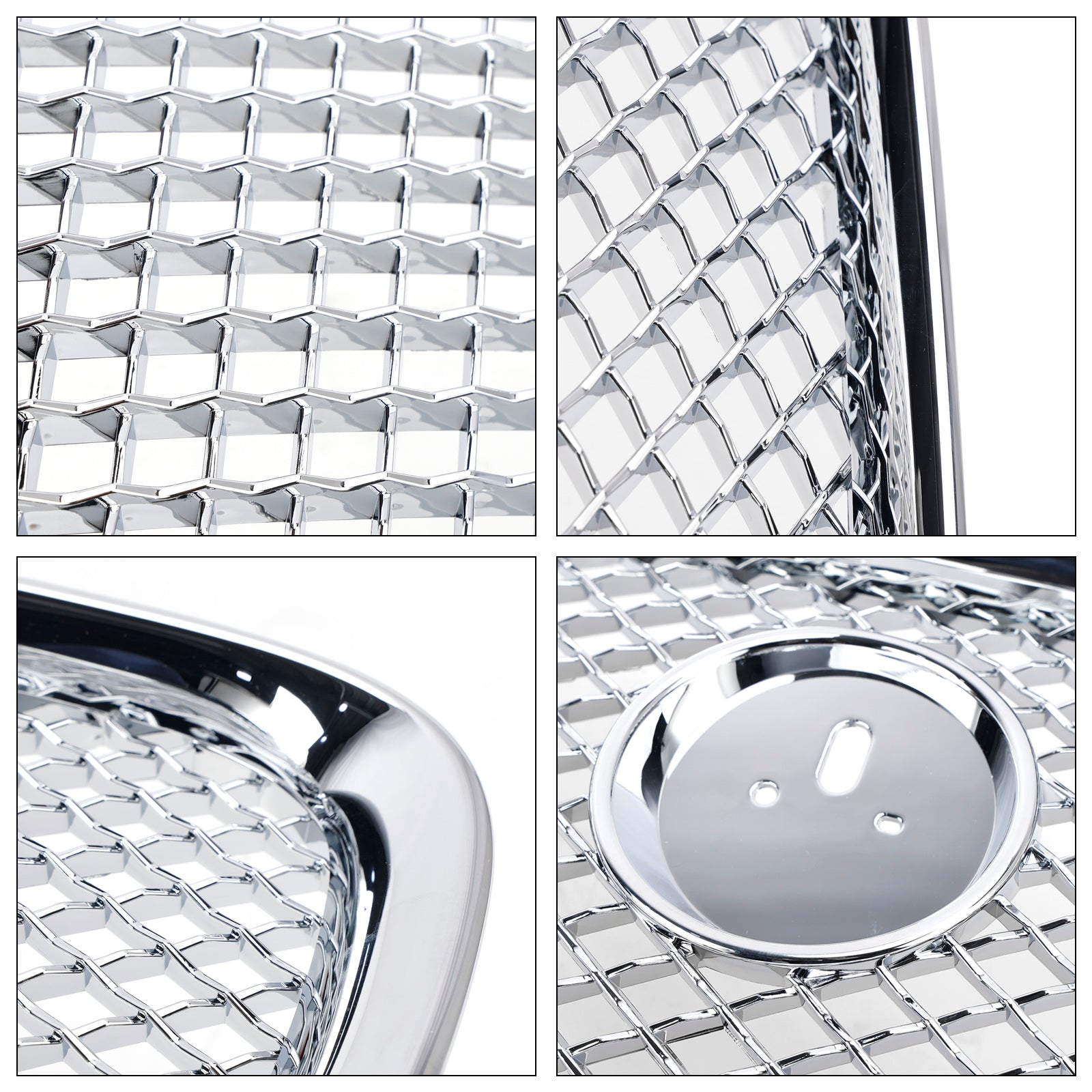 Grille de pare-chocs avant de remplacement de style Jaguar XF XF-R 2012-2015 Grille chromée