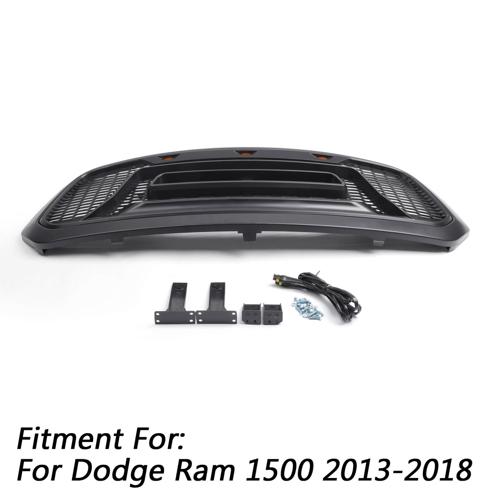 Rejilla delantera para capó de parachoques ABS Dodge Ram 1500 2013-2018