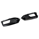 Fog Light Lamp Cover Gloss Black Trim Pair For GMC Yukon / Yukon XL 2015-2020-3