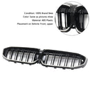 Grade de rim preta de ripas duplas 51138072085 para BMW Série 3 G20 2019-2022-5